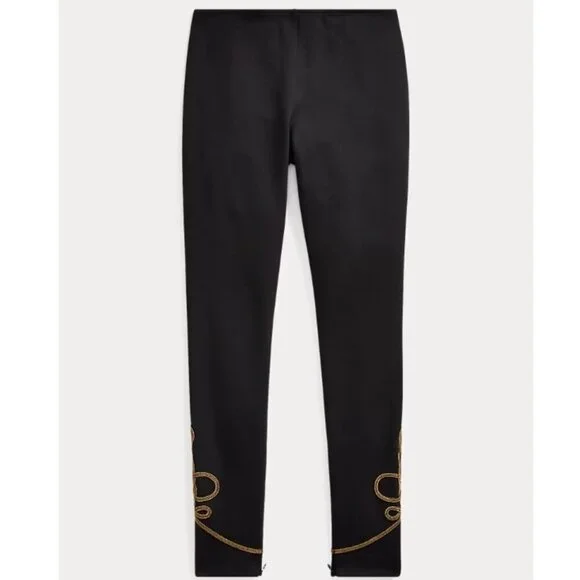 Like New, Polo Ralph Lauren  Bullion Trim Legging Pants - Picture 5 of 16